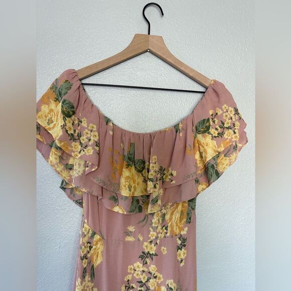 NWT** Reformation Abelia Dress- Gwenyth Maxi Size 6 Pink - Picture 6 of 15